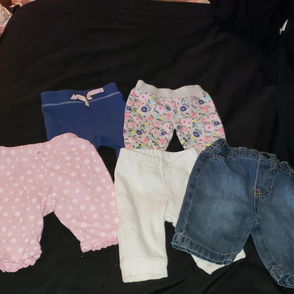 5 pack of pants all different brands
